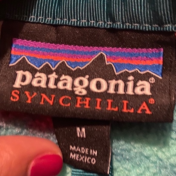 Patagonia Synchilla Boho Aztec Sweater RARE VTG - Picture 15 of 16